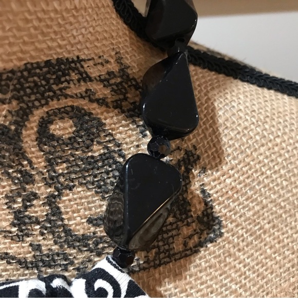 ▪️RARE White House Black Market Beaded Necklace Tank - Picture 5 of 10